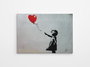 Wallity Cuadro sobre Lienzo Niña con Globo Banksy 70 x 100 cm